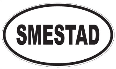 SMESTAD - Oval Sticker