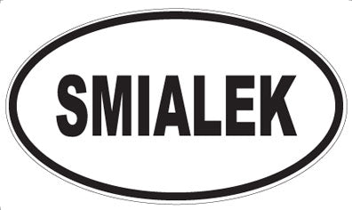 SMIALEK - Oval Magnet