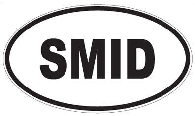 SMID - Oval Sticker