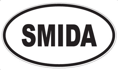 SMIDA - Oval Sticker