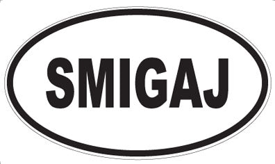 SMIGAJ - Oval Sticker