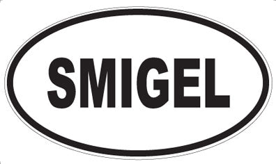 SMIGEL - Oval Sticker
