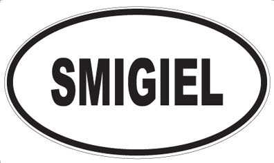 SMIGIEL - Oval Sticker