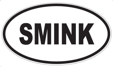 SMINK - Oval Sticker