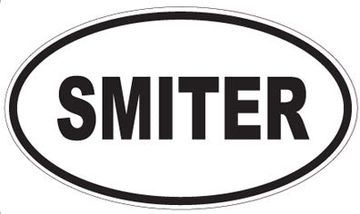 SMITER - Oval Sticker