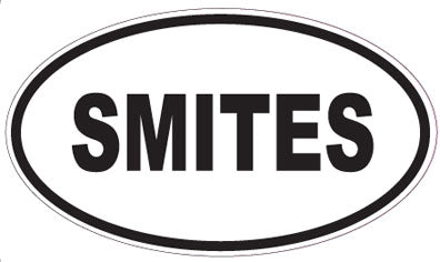 SMITES - Oval Sticker