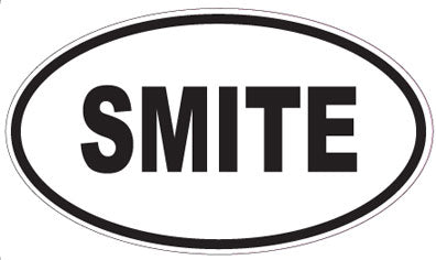 SMITE - Oval Magnet
