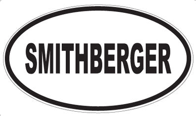 SMITHBERGER - Oval Magnet