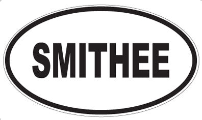 SMITHEE - Oval Sticker