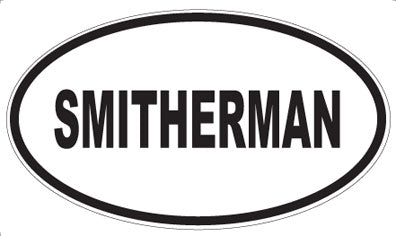 SMITHERMAN - Oval Sticker