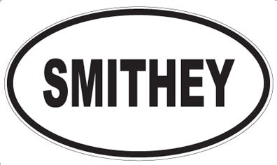 SMITHEY - Oval Magnet