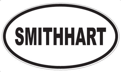 SMITHHART - Oval Sticker