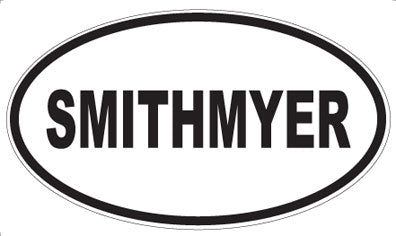 SMITHMYER - Oval Magnet