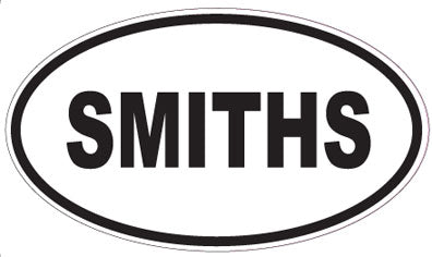 SMITHS - Oval Sticker