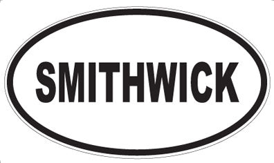 SMITHWICK - Oval Sticker