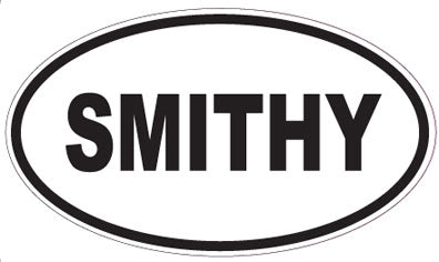 SMITHY - Oval Sticker