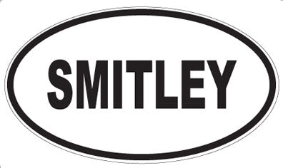 SMITLEY - Oval Sticker