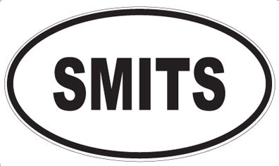 SMITS - Oval Sticker