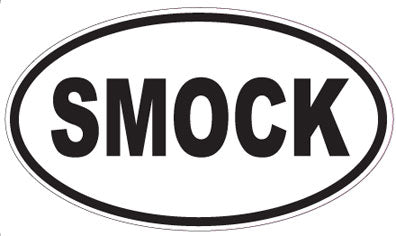 SMOCK - Oval Sticker