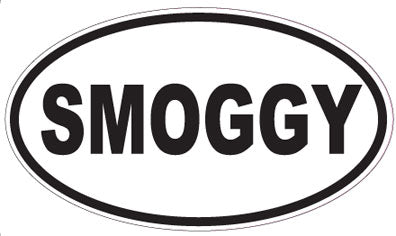 SMOGGY - Oval Sticker
