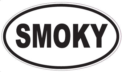 SMOKY - Oval Sticker