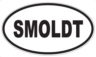SMOLDT - Oval Sticker