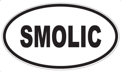 SMOLIC - Oval Sticker