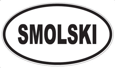 SMOLSKI - Oval Magnet