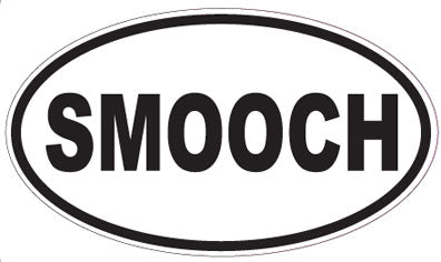 SMOOCH - Oval Sticker