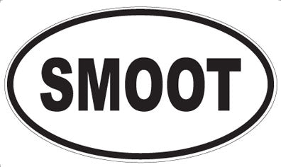 SMOOT - Oval Magnet