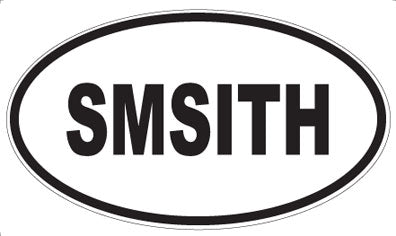 SMSITH - Oval Magnet