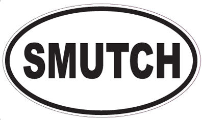 SMUTCH - Oval Sticker