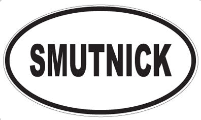 SMUTNICK - Oval Magnet