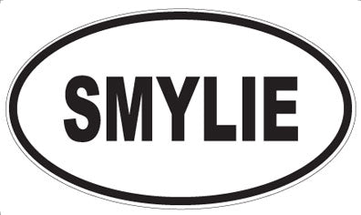 SMYLIE - Oval Sticker