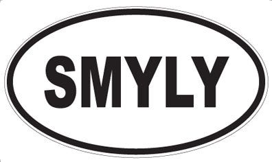SMYLY - Oval Magnet
