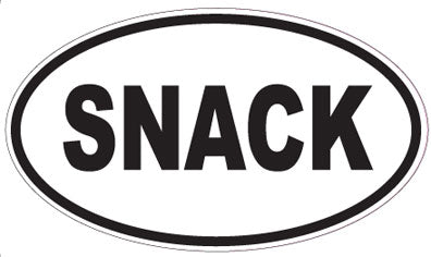 SNACK - Oval Magnet