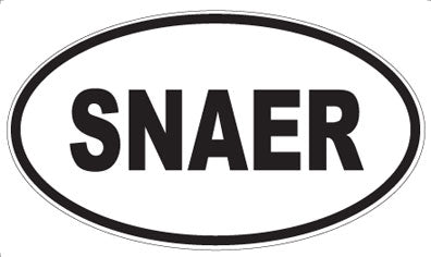 SNAER - Oval Magnet