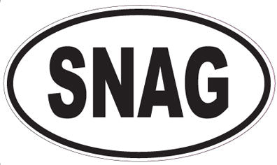 SNAG - Oval Sticker