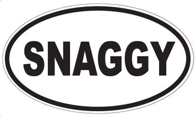 SNAGGY - Oval Sticker