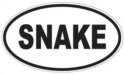 SNAKE - Oval Magnet