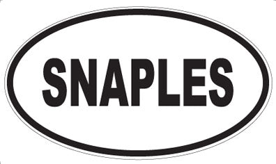 SNAPLES - Oval Sticker