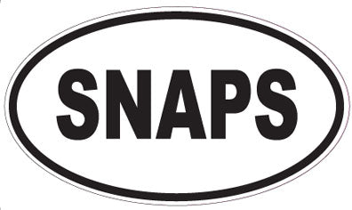 SNAPS - Oval Magnet
