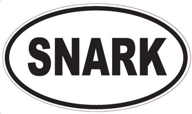 SNARK - Oval Sticker