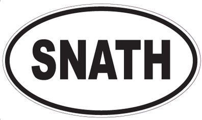 SNATH - Oval Magnet