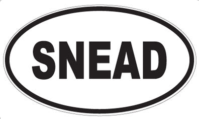 SNEAD - Oval Magnet