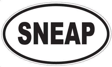 SNEAP - Oval Sticker