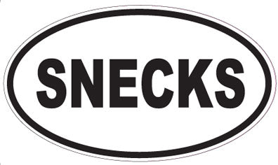 SNECKS - Oval Sticker