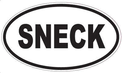 SNECK - Oval Magnet