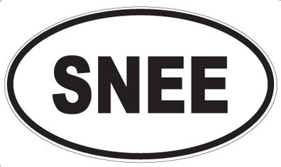 SNEE - Oval Magnet