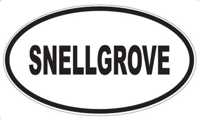 SNELLGROVE - Oval Magnet